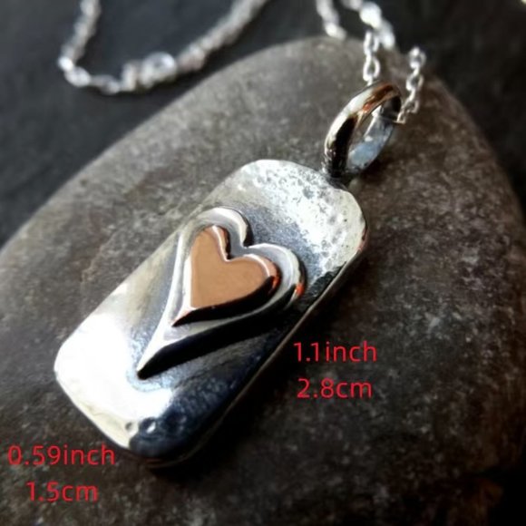 Pendant Necklace with Heart #836 - Picture 6 of 9